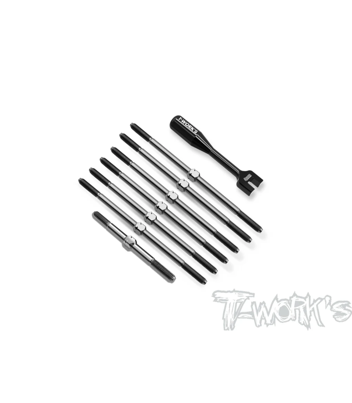 Tirantes Titanio superiores Xray XT4'25 - TWORKS Tirantes Titanio superiores Xray XT4'25 - TWORKS