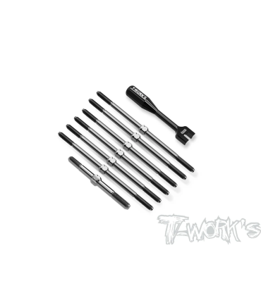 Tirantes Titanio superiores Xray XT4'25 - TWORKS