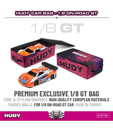 HUDY CAR BAG - 1/8 ON-ROAD GT - HUDY