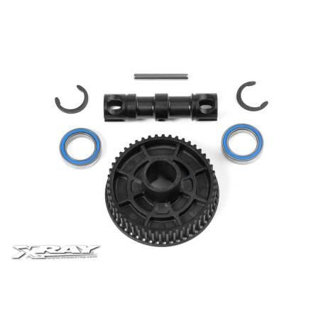 REAR SOLID AXLE - LIGHTWEIGHT - SET  - 345101 - XRAY