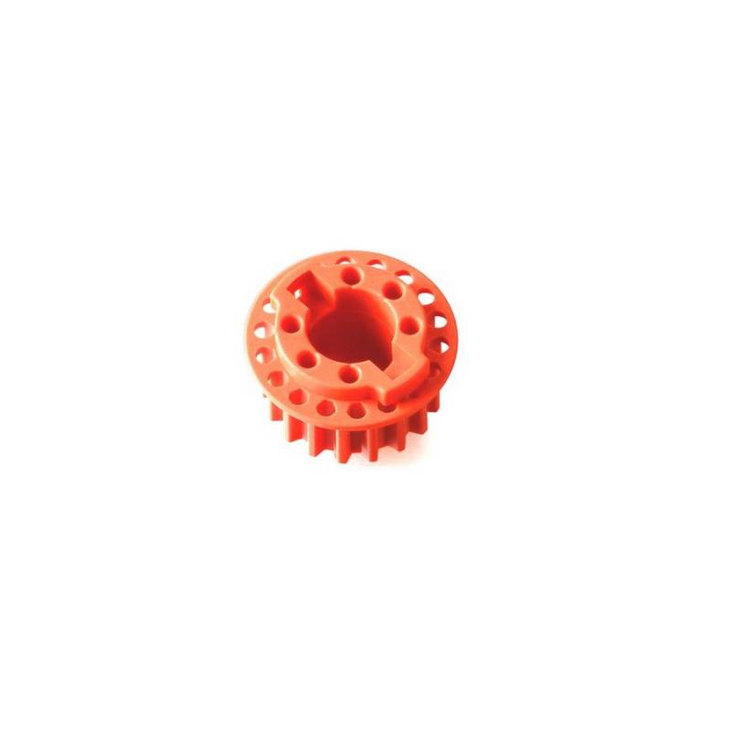 LOW FRICTION COMPOSITE FRONT BELT PULLEY 18T o6 - CENTER - GRAPHITE-3 LOW FRICTION COMPOSITE FRONT BELT PULLEY 18T o6 - CENTER - GRAPHITE-3