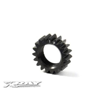 XCA ALU 7075 T6 HARD COATED PINION GEAR - 19T (2ND) - 348519 - XRAY