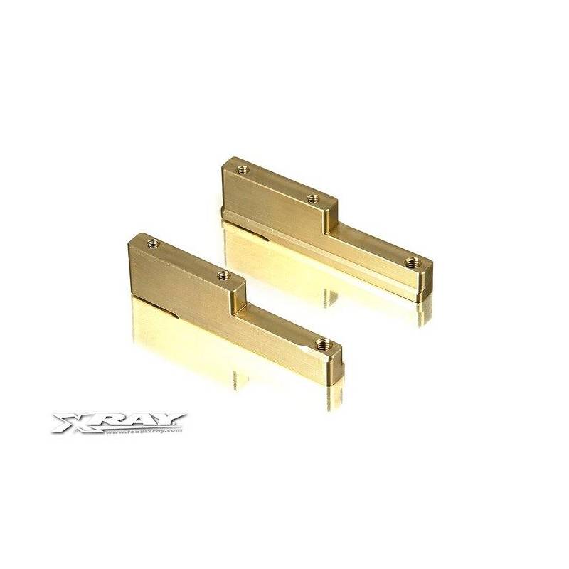BRASS ENGINE MOUNTS (L+R) - 75g - 348714 - XRAY BRASS ENGINE MOUNTS (L+R) - 75g - 348714 - XRAY