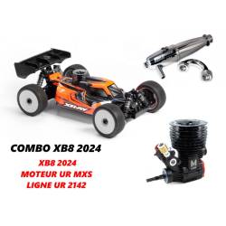 KIT XRAY XB8'24 + MOTOR UR MXS + EFRA 2142 - 350019-C2
