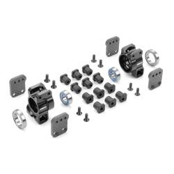 XRAY XB8 ALU REAR UPRIGHTS - MULTI-ADJUSTABLE - SET - XRAY