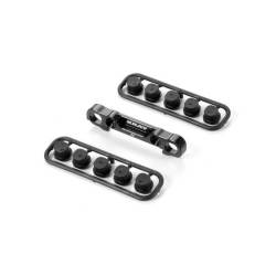 ALU FRONT LOWER SUSP. HOLDER - FRONT - FF - SWISS 7075 T6 - V2  - 352