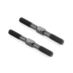 ADJ. TURNBUCKLE M5 L/R 50 MM  - SPRING STEEL (2) - 352634 - XRAY