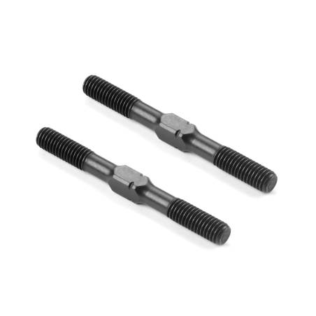 ADJ. TURNBUCKLE M5 L/R 50 MM  - SPRING STEEL (2) - 352634 - XRAY
