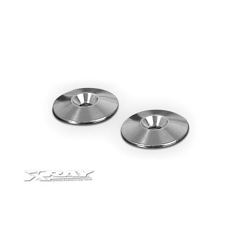 ESPACIADOR DE ALERÓN TRASERO DE ALUMINIO (2) - XRAY - 353561 ESPACIADOR DE ALERÓN TRASERO DE ALUMINIO (2) - XRAY - 353561