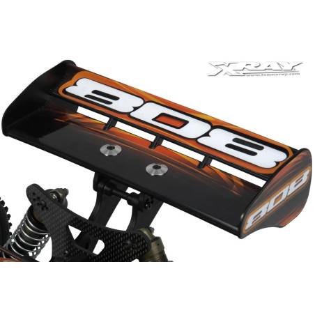 ESPACIADOR DE ALERÓN TRASERO DE ALUMINIO (2) - XRAY - 353561