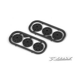 "SHOCK PISTON SET 8-HOLE (1.2  1.3) 10-H. (1.1MM) - DELRIN - V3 - 358