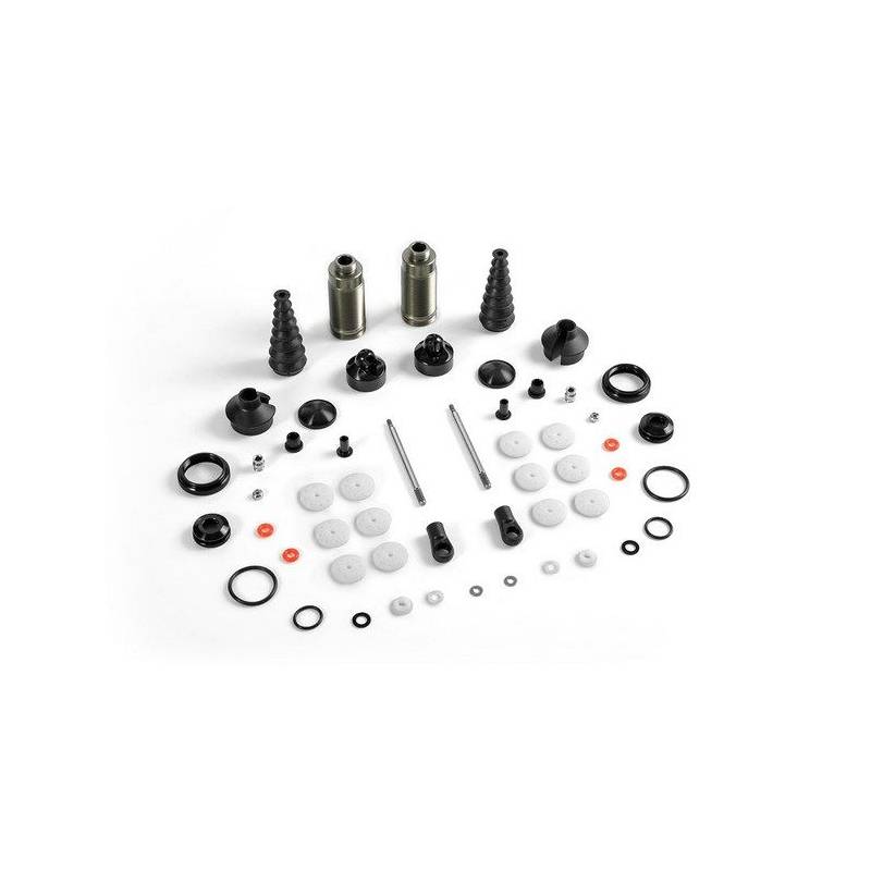 XB8 FRONT SHOCK ABSORBERS + BOOTS COMPLETE SET (2) - 358105 - XRAY XB8 FRONT SHOCK ABSORBERS + BOOTS COMPLETE SET (2) - 358105 - XRAY