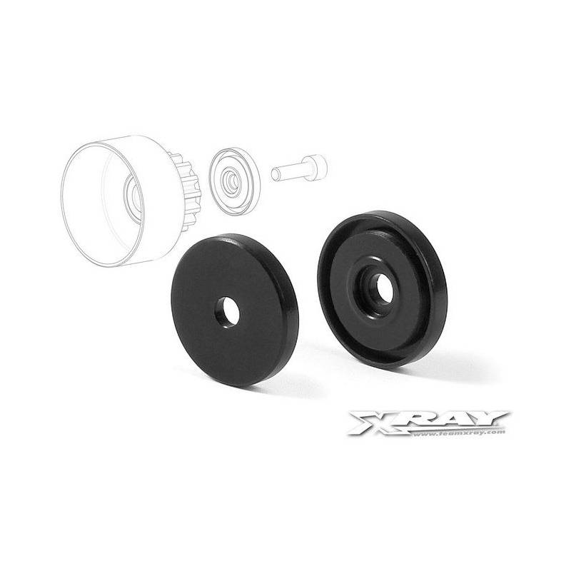 ALU LABYRINTH DUST COVER FOR CLUTCH BELL - 358520 - XRAY
