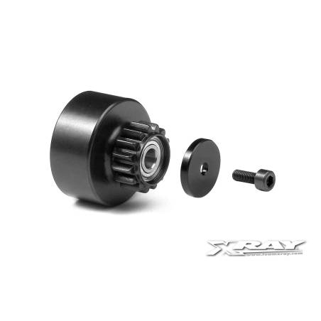 ALU LABYRINTH DUST COVER FOR CLUTCH BELL - 358520 - XRAY