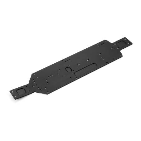 XB4 ALU CHASSIS 2.0MM FOR LOW PROFILE BUMPER - XRAY