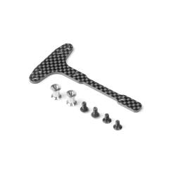 GRAPHITE CHASSIS T-BRACE - FRONT - SET - XRAY - 361299