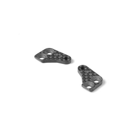 GRAPHITE EXTENSION ALU STEERING BLOCK (1+1) - 1 SLOT - XRAY - 362270
