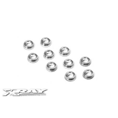 ALU CONICAL SHIM 3x6x2.0MM (10) - 362280 - XRAY