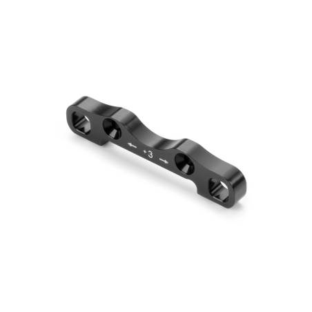 ALU LOWER SUSP. HOLDER HS BULKHEAD -WIDE -FRONT-REAR - XRAY - 362324