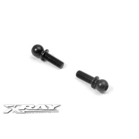 BALL END 4.9MM WITH THREAD 8MM (2) - 362651 - XRAY