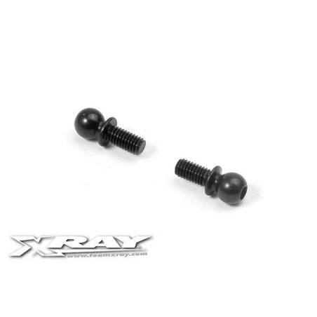 BALL END 4.9MM WITH THREAD 6MM (2) - 362650 - XRAY