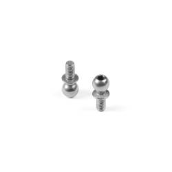 BOLA ACERO DURO 5.4MM CON ROSCA DE 6MM NIQUEL (2U) - XRAY
