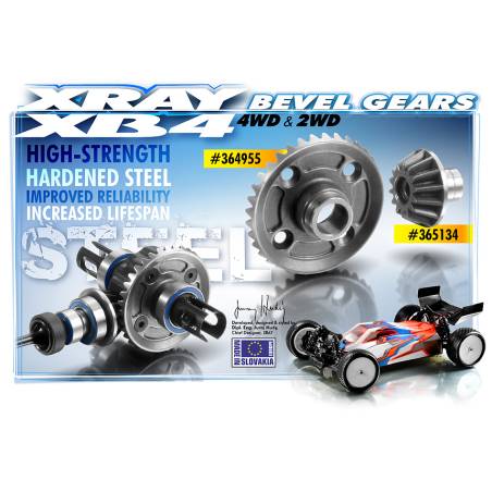 STEEL DIFFERENTIAL BEVEL GEAR 35T - 364955 - XRAY