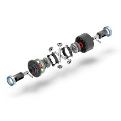 SET DIFERENCIAL ACTIVO XRAY XB4 - DELANTERO/TRASERO - XRAY - 365100