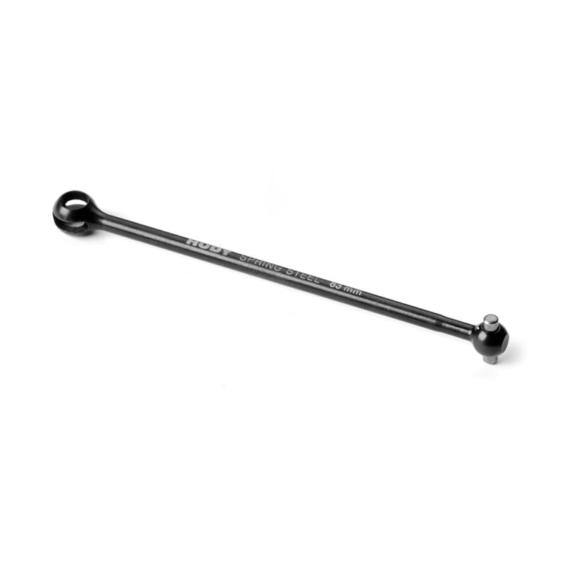 FRONT DRIVE SHAFT 83MM WITH 2.5MM PIN - HUDY SPRING STEEL™ - 365225 - FRONT DRIVE SHAFT 83MM WITH 2.5MM PIN - HUDY SPRING STEEL™ - 365225 -