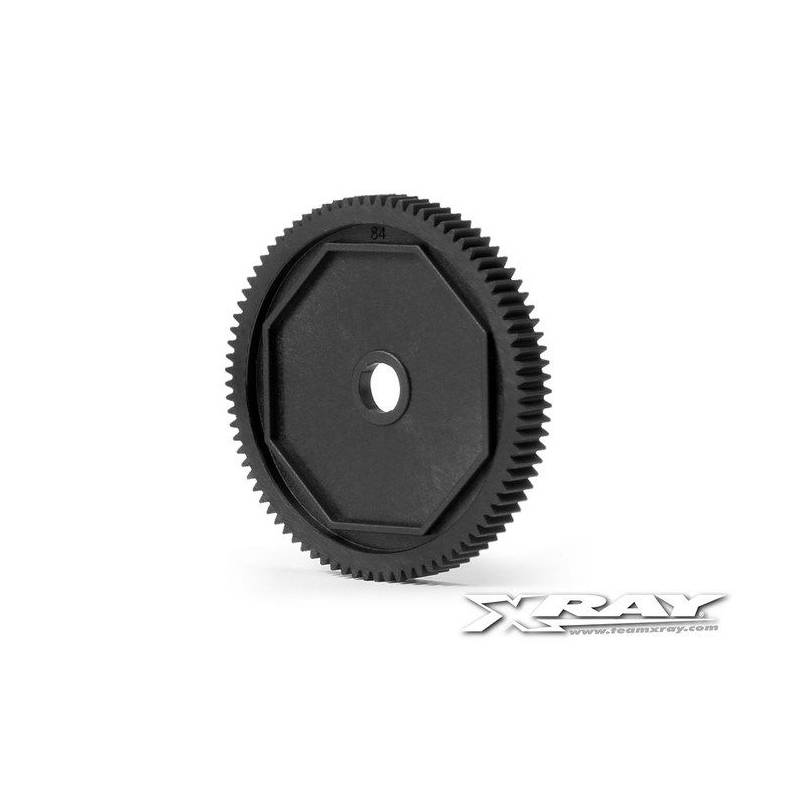 COMPOSITE SLIPPER CLUTCH SPUR GEAR 84T / 48 - 365784 - XRAY COMPOSITE SLIPPER CLUTCH SPUR GEAR 84T / 48 - 365784 - XRAY