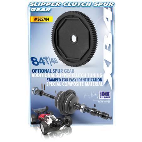 COMPOSITE SLIPPER CLUTCH SPUR GEAR 84T / 48 - 365784 - XRAY