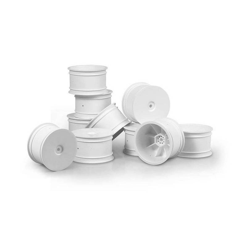 LLANTA TRASERA AERODISK 4WD - HEX 14MM - BLANCO (10) - XRAY - 369901