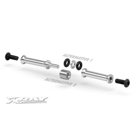 FRONT ALU. ACTIVE BRACE - SET - 372080 - XRAY