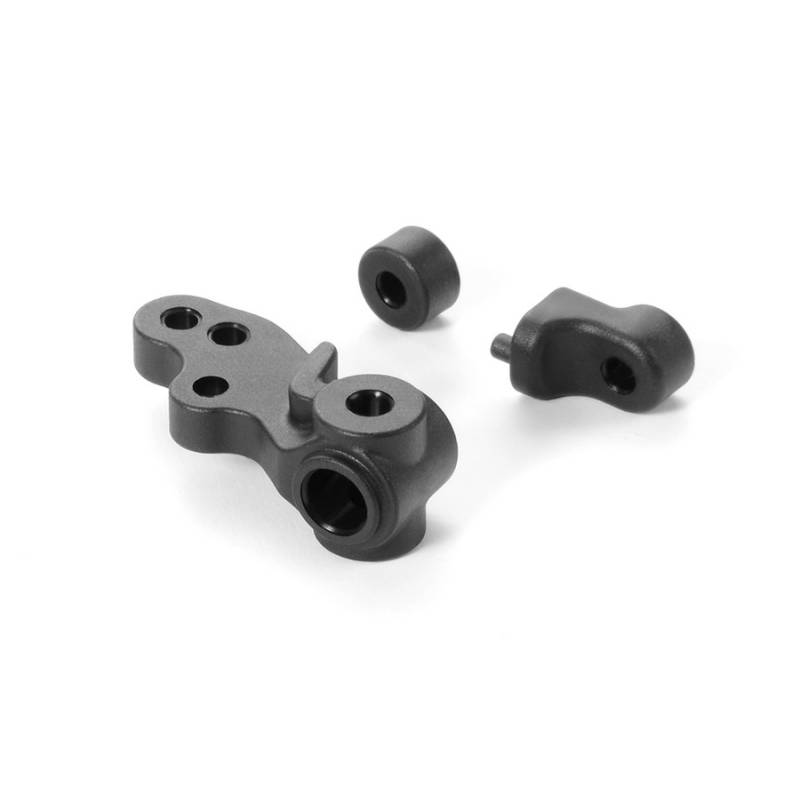 X1 COMPOSITE STEERING BLOCK - 3-HOLE & BACKSTOPS - 372213 - XRAY X1 COMPOSITE STEERING BLOCK - 3-HOLE & BACKSTOPS - 372213 - XRAY