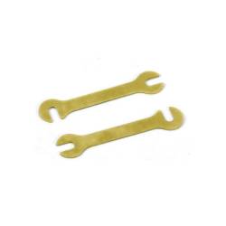 STEEL SHIM 0.6MM - GOLD (2) - 372294 - XRAY