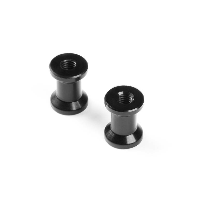 ALU REAR BRACE MOUNT 9MM - BLACK (2) - XRAY - 373076 ALU REAR BRACE MOUNT 9MM - BLACK (2) - XRAY - 373076