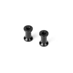 POSTE TRASERO DE ALUMINIO 10.5MM - NEGRO (2) - XRAY - 373075