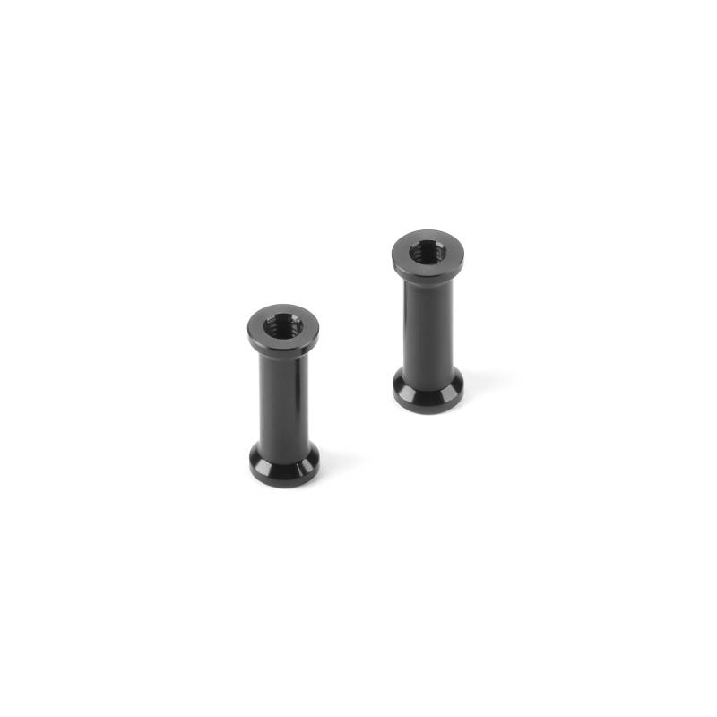 SOPORTE TRASERO ALUMINIO 15.5MM - NEGRO (2U) - XRAY SOPORTE TRASERO ALUMINIO 15.5MM - NEGRO (2U) - XRAY