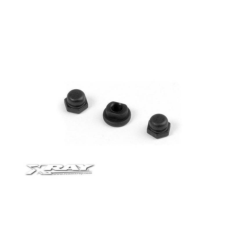 COMPOSITE SPRING HOLDER & NUT (2+1) - 373590 - XRAY COMPOSITE SPRING HOLDER & NUT (2+1) - 373590 - XRAY
