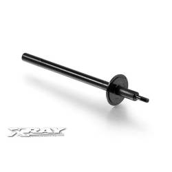 EJE TRASERO DE ACERO - ACERO HUDY™ - XRAY - 375012