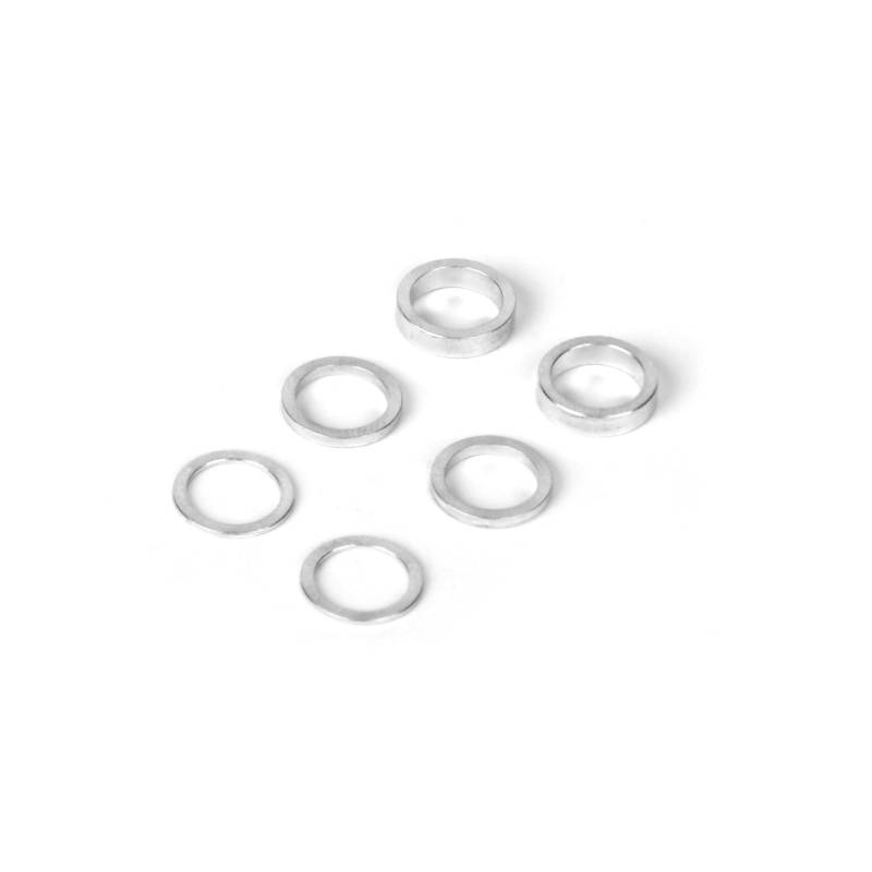 SET OF ALU SHIMS 6.37x8.4MM (0.5MM, 1.0MM, 2.0MM) - XRAY - 375090 SET OF ALU SHIMS 6.37x8.4MM (0.5MM, 1.0MM, 2.0MM) - XRAY - 375090