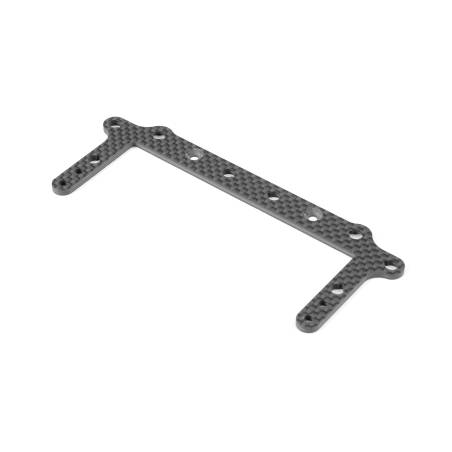 X1 CARBON REAR BRACE FOR 1-PIECE CHASSIS - XRAY