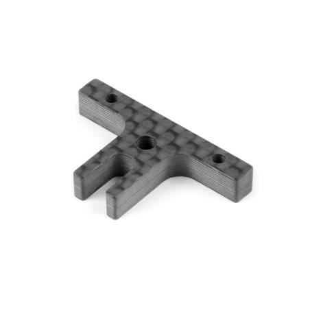 X1 CARBON MIDDLE BATTERY BACKSTOP FOR 1-PIECE CHASSIS - XRAY - 376136