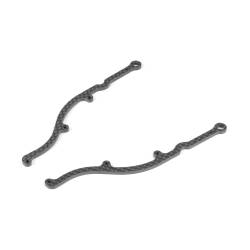 X1 CARBON SIDE BRACE FOR 1-PIECE CHASSIS (2) - XRAY - 376336