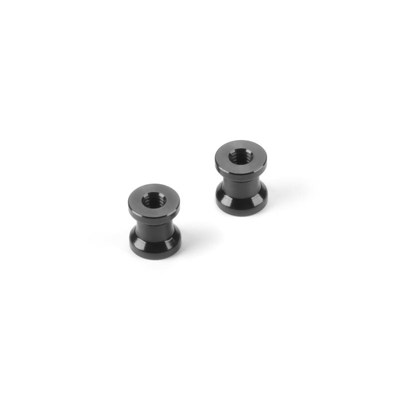 ALU MOUNT 6.0MM WITH M2.5 THREAD - BLACK (2) - XRAY - 376380 ALU MOUNT 6.0MM WITH M2.5 THREAD - BLACK (2) - XRAY - 376380