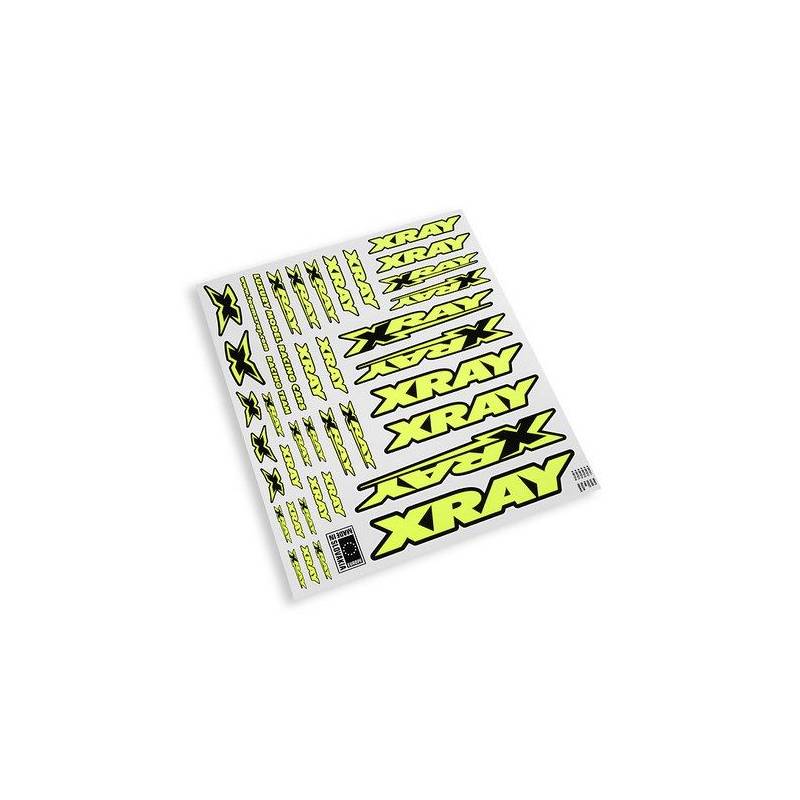 XRAY STICKER FOR BODY - NEON YELLOW - 397315 - XRAY