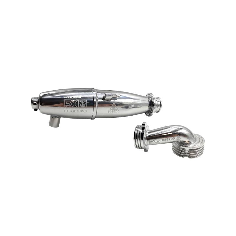 MUFFLER 2.1cc TOURING - EFRA 2696 + MANIFOLD - SHORT - FX - 639550 MUFFLER 2.1cc TOURING - EFRA 2696 + MANIFOLD - SHORT - FX - 639550