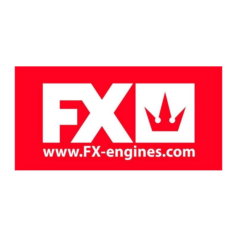 FX OUTDOOR FABRIC BANNER 2000x1000MM - RED - FX - 697100