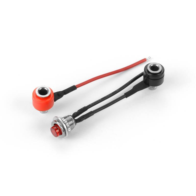 SET OF BLACK, RED & BLACK CABLE WITH RED BUTTON SWITCH - 104095 - HUD SET OF BLACK, RED & BLACK CABLE WITH RED BUTTON SWITCH - 104095 - HUD