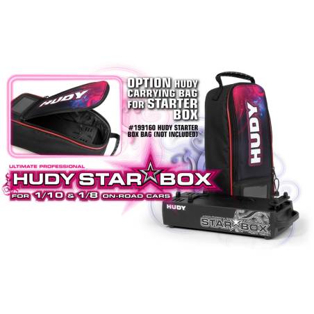 CAJA ARRANQUE HUDY ON-ROAD 1/10 & 1/8 - VERSIÓN LIPO - HUDY - 104400